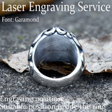 Gothic Moonstone Stainless Steel Ring