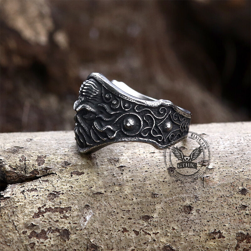 Gothic Octopus Stainless Steel Cthulhu Ring | Gthic.com