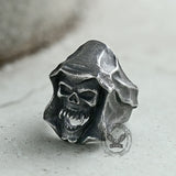 Gothic The Death Skull Stainless Steel Ring | Gthic.com
