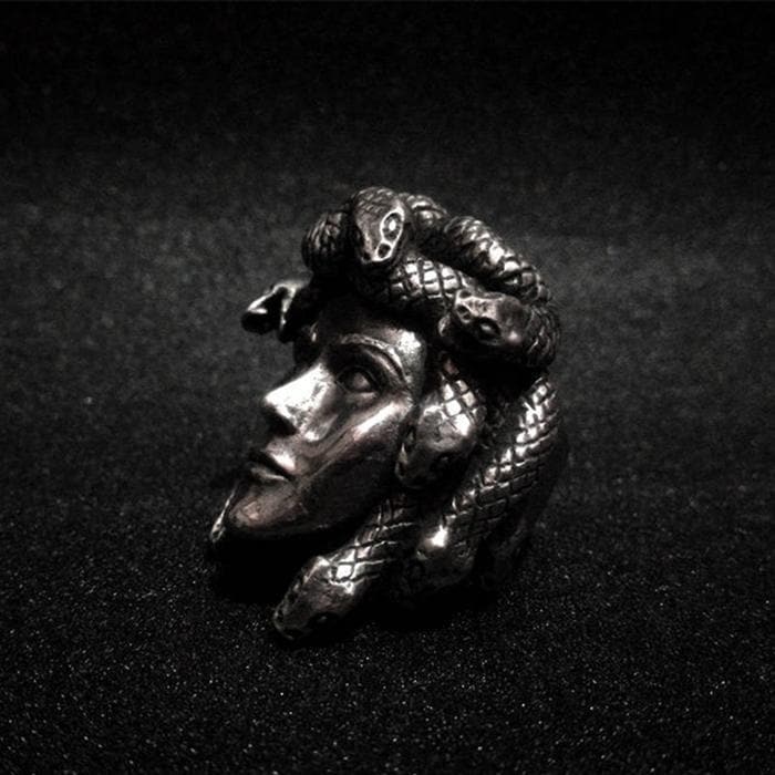 Greek Mythology Gorgon Monster Medusa Beast Ring | Gthic.com