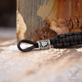 Thor's Hammer Braided Rope Viking Bracelet | Gthic.com