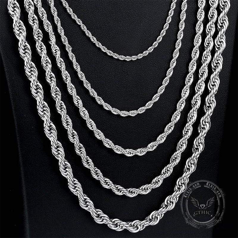 Twist Stainless Steel Chain