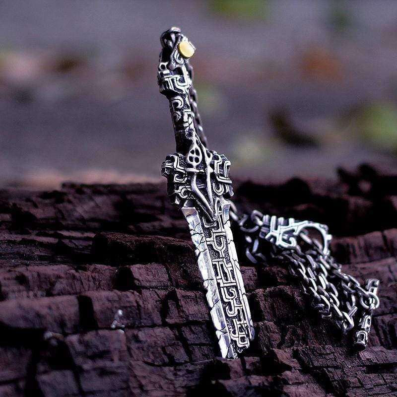 Antiquity Broken Sword 925 Silver Pendant – GTHIC