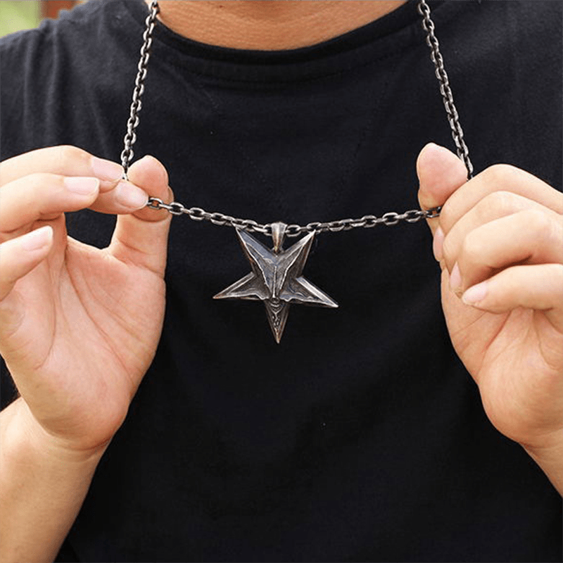5 point online star pendant