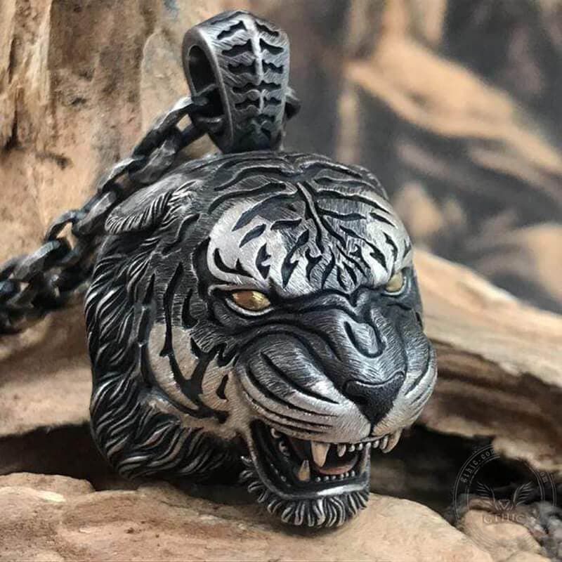 Original Handmade Tiger King Pendant | Gthic.com