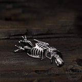 Owl Skull Stainless Steel Animal Pendant | Gthic.com