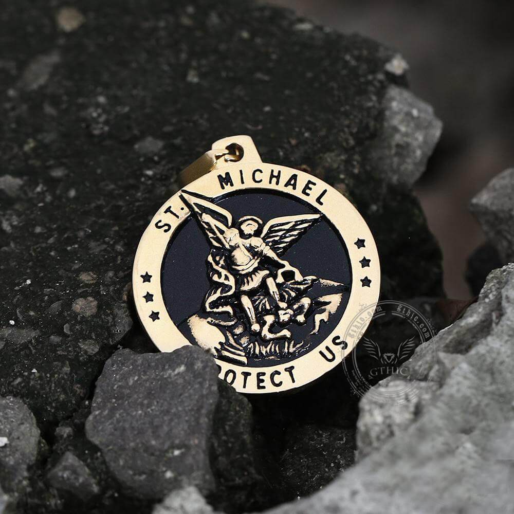 St michael protect us pendant Clearance