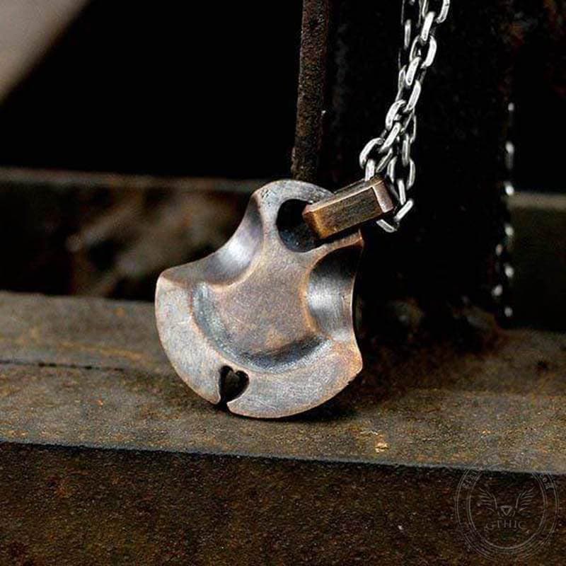 Retro Ax Sterling Silver Pendant