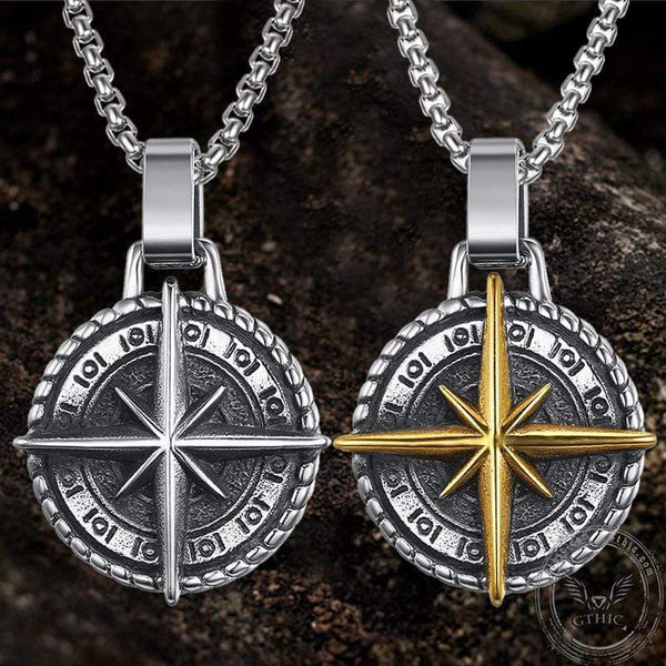The North Star Stainless Steel Pendant 02 | Gthic.com