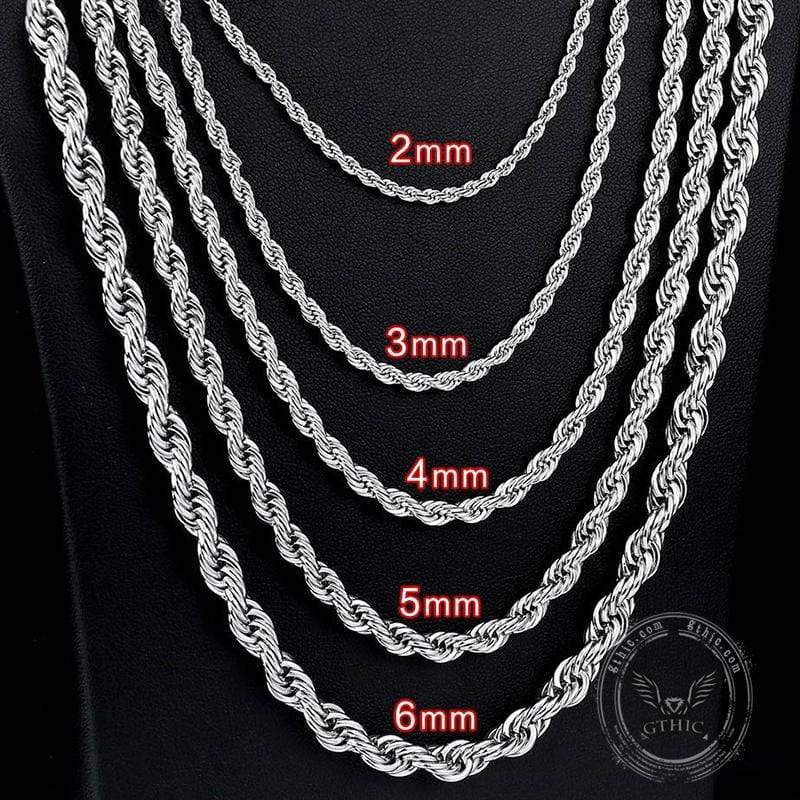 Twist Stainless Steel Chain