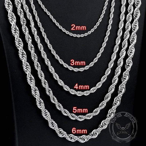 3mm* 45cm Twist Chain