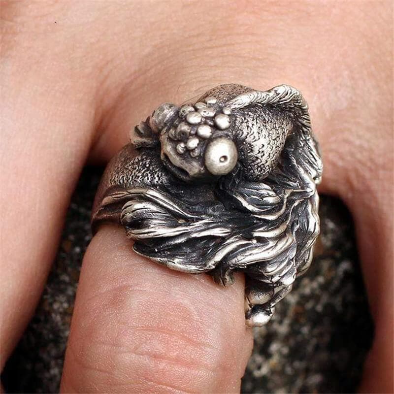 Lucky Carp 925 Silver Ring