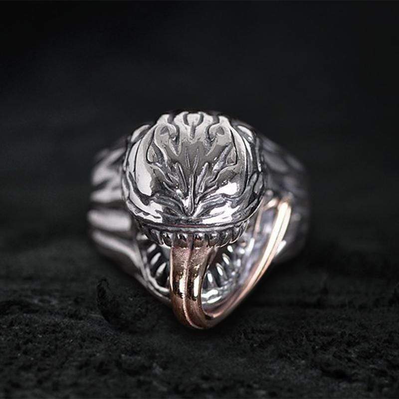 Parasitic Monster Sterling Silver Ring