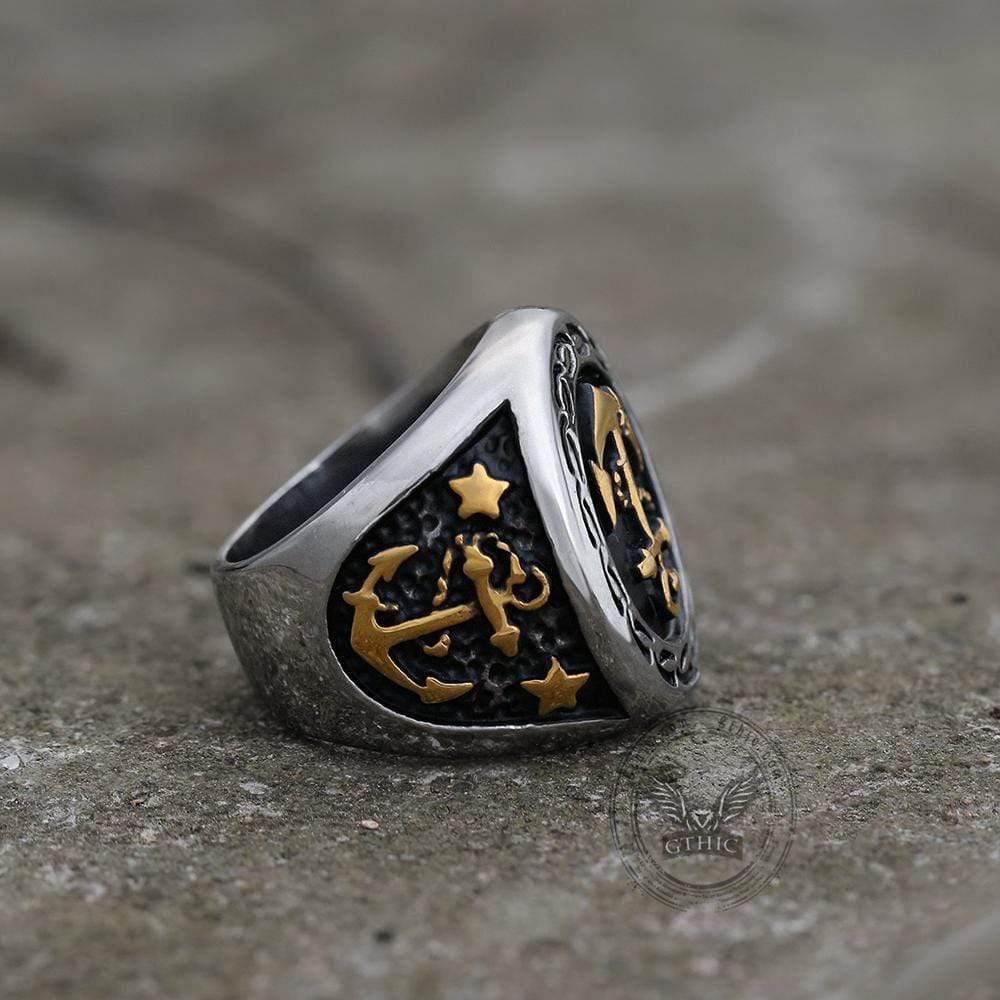 Anchor Stainless Steel Marine Ring