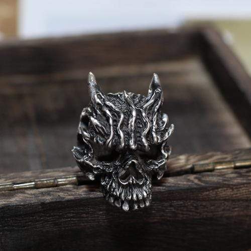 Asura Skull Ring 03 | Gthic.com