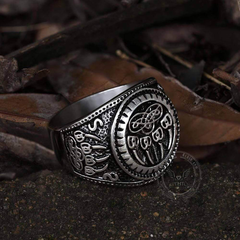 Bear Claw Stainless Steel Viking Ring | Gthic.com