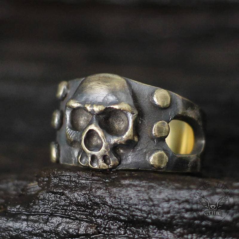Skull Ring, 925 Sterling Silver Style Heavy Biker Rocker Men's Rings Jewelry  | eBay