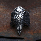 Crow 316L Stainless Steel Beast Ring | Gthic.com