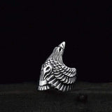 Crow 316L Stainless Steel Beast Ring | Gthic.com