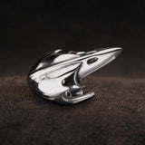 Crow Head Stainless Steel Beast Ring | Gthic.com