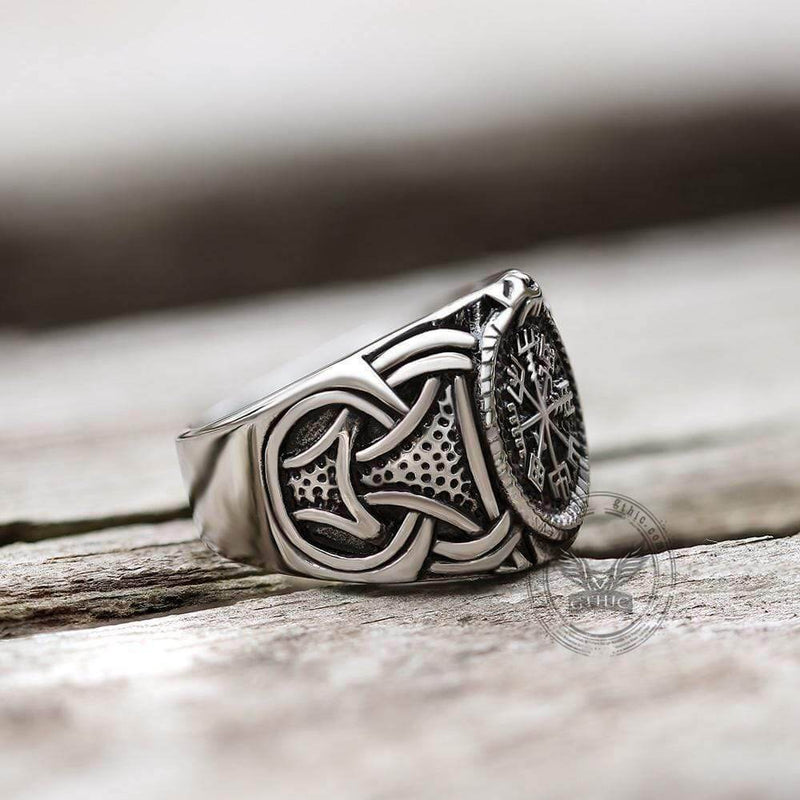 Dragon Amulet 316L Stainless Steel Viking Ring | Gthic.com