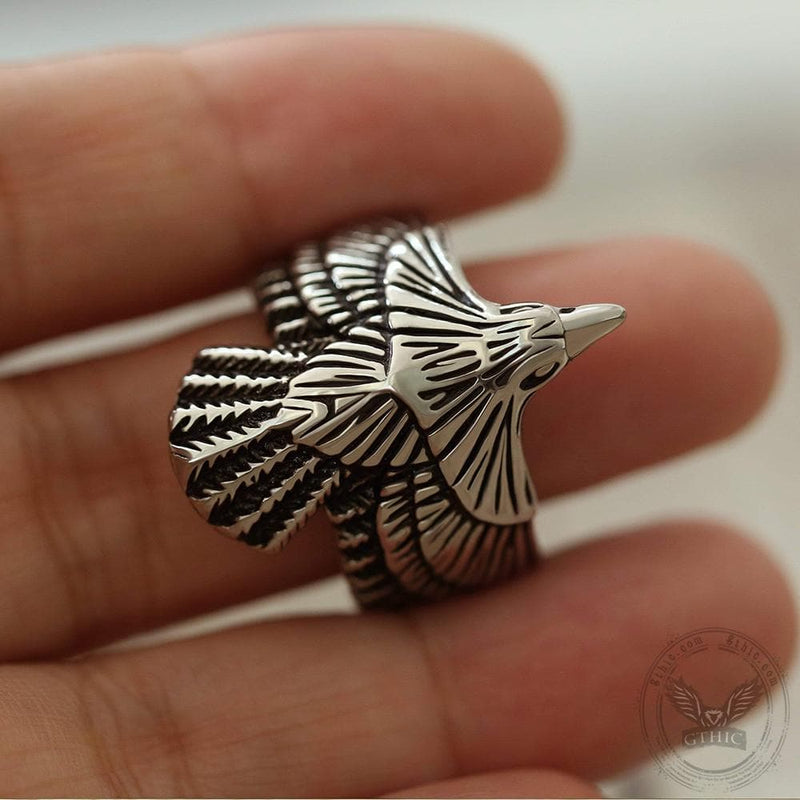 Eagle Stainless Steel Beast Ring | Gthic.com