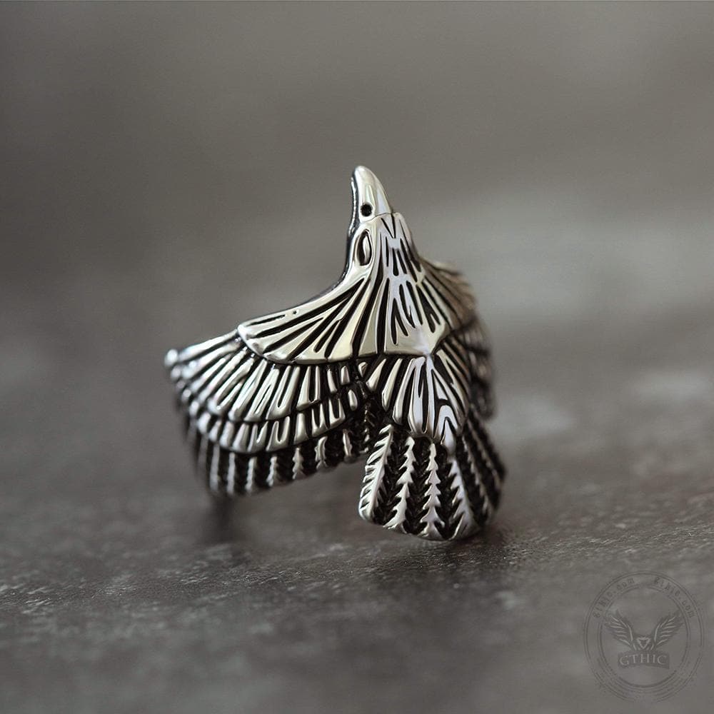 Eagle Stainless Steel Beast Ring | Gthic.com