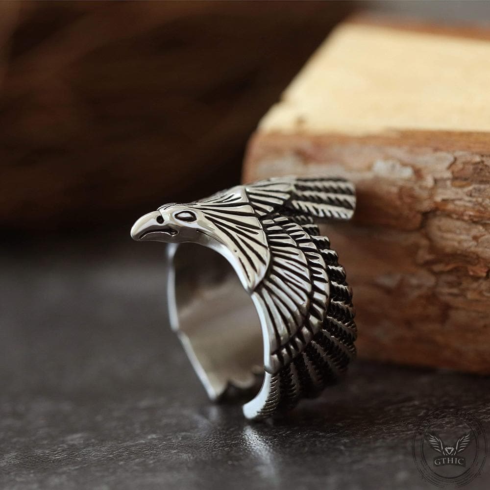 Eagle Stainless Steel Beast Ring | Gthic.com