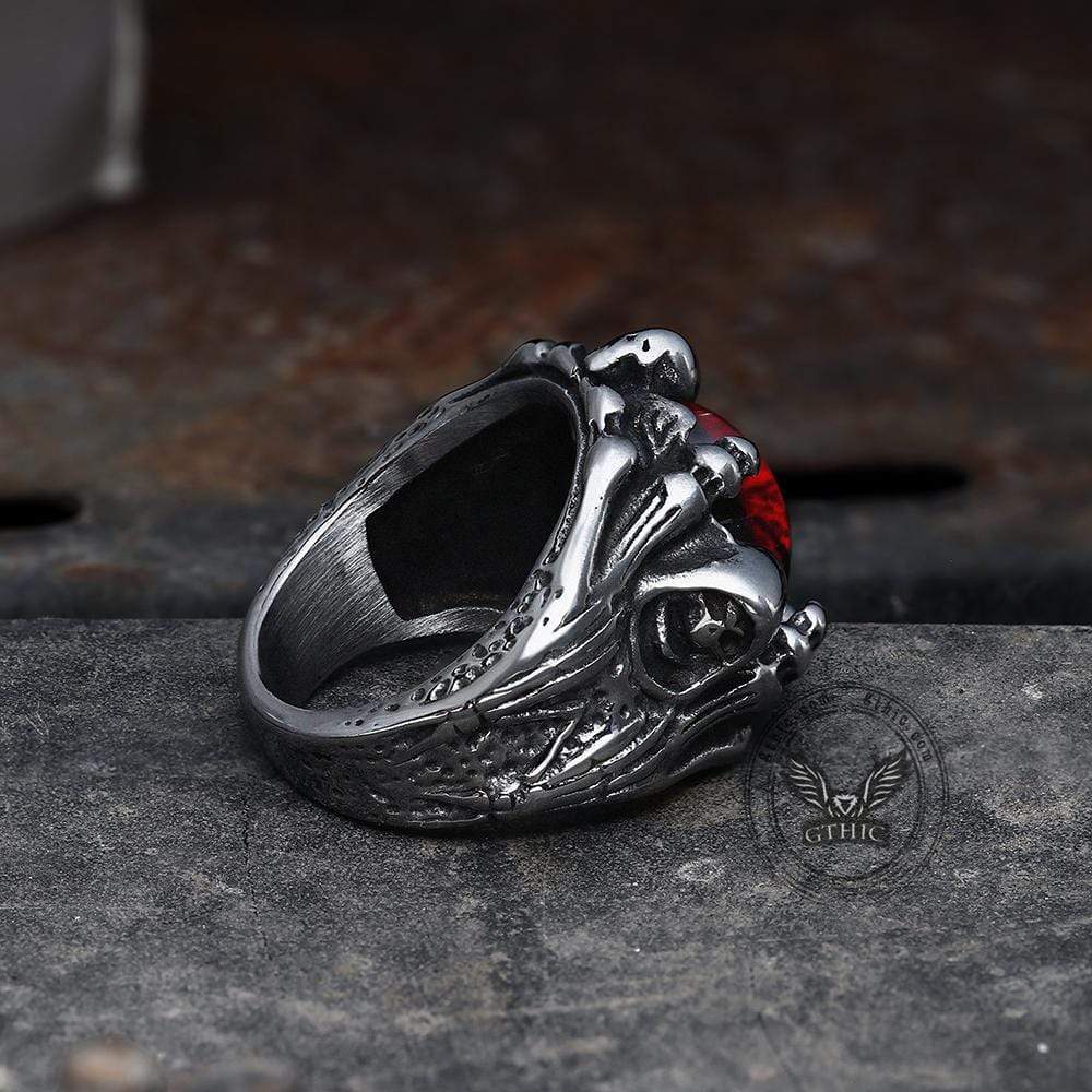 Eye Of Sauron Stainless Steel Ring | Gthic.com