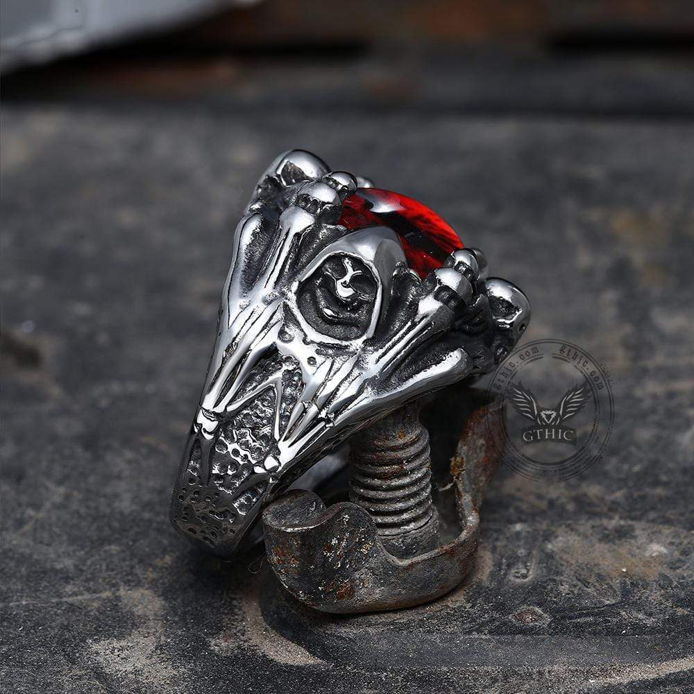 Eye Of Sauron Stainless Steel Ring | Gthic.com