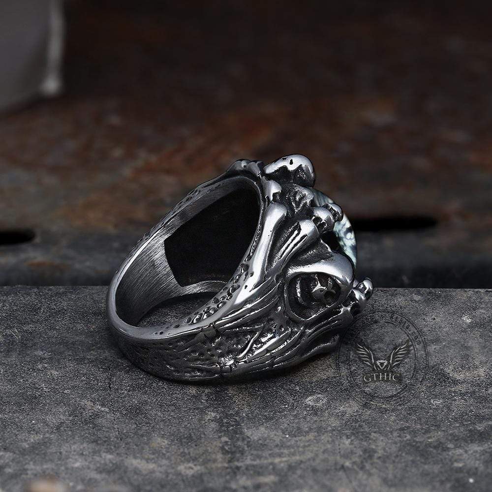 Eye Of Sauron Stainless Steel Ring | Gthic.com