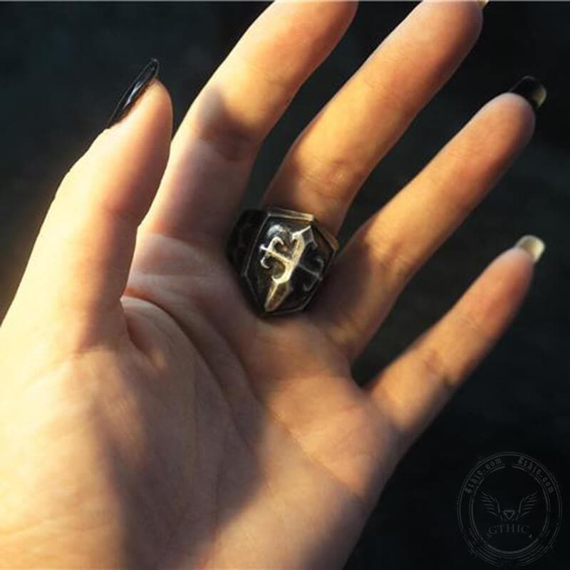 Game Shield 925 Silver Ring