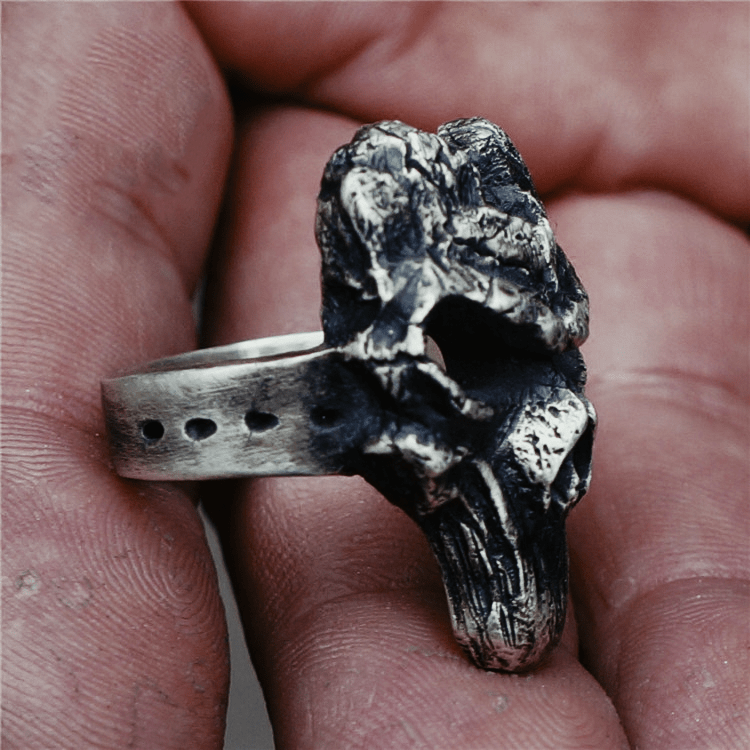 God Of War Skull Sterling Silber Darksiders Ring