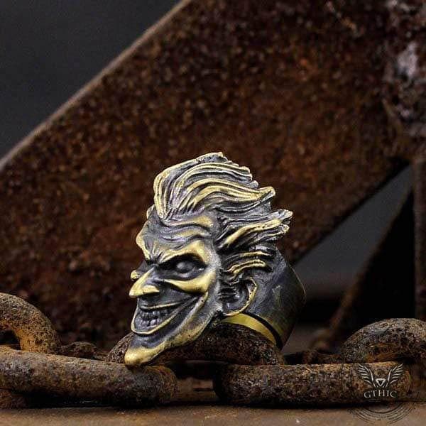 Joker Brass 925 Silver Ring