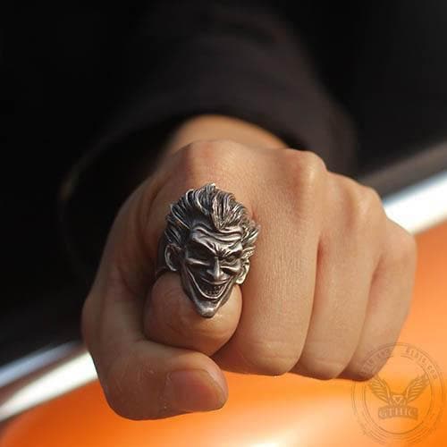 Joker Brass 925 Silver Ring