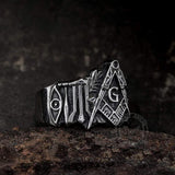 Knights Templar Stainless Steel Masonic Ring | Gthic.com