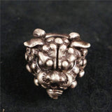 Lion Sterling Silver Beast Ring | Gthic.com