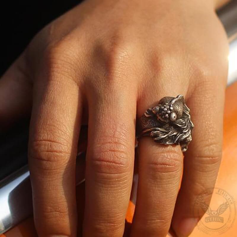 Lucky Carp 925 Silver Ring