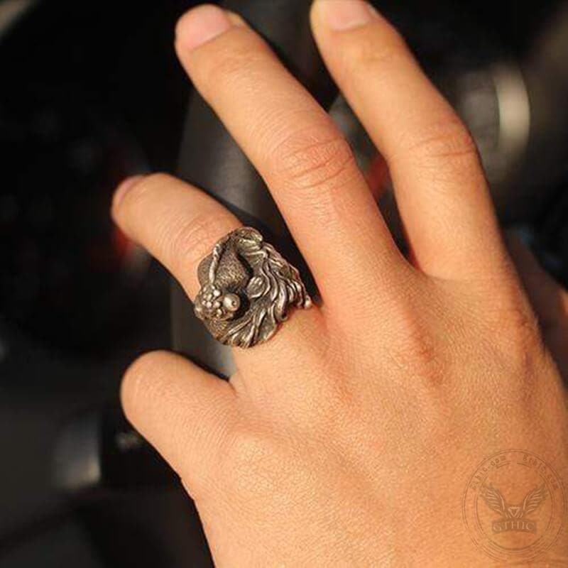 Lucky Carp 925 Silver Ring