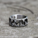 Monster Teeth Stainless Steel Beast Ring | Gthic.com