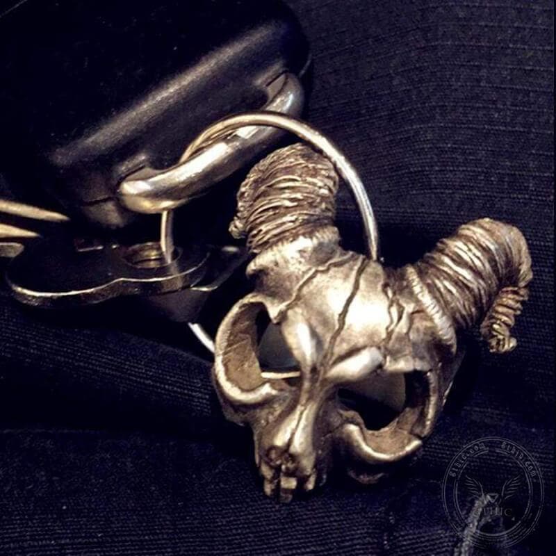 Pan's Labyrinth Sterling Silver Skull Ring  | Gthic.com