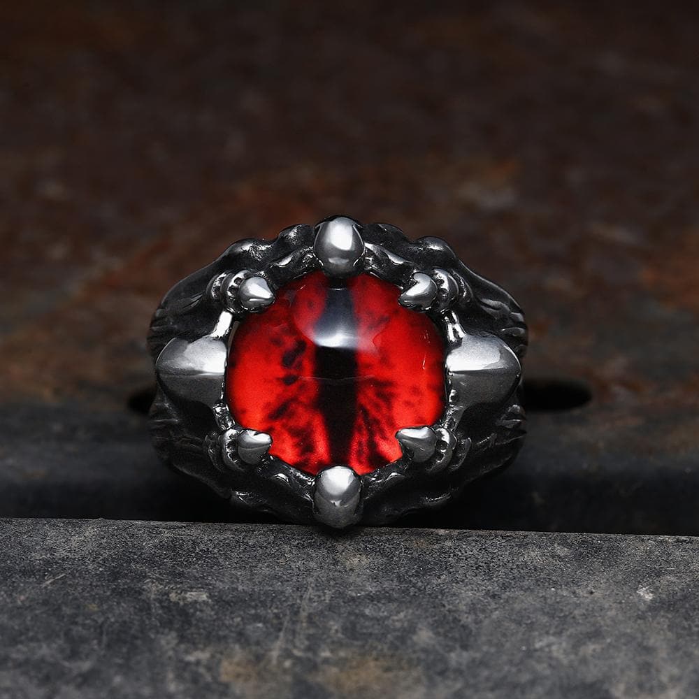 Eye Of Sauron Stainless Steel Ring | Gthic.com