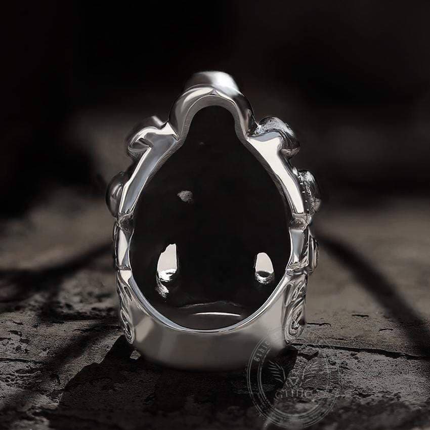 Satan Muerte Death Skull Ring | Gthic.com