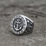 Anchor Stainless Steel Marine Ring | Gthic.com