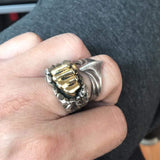 Fist Of Power Brass Ring