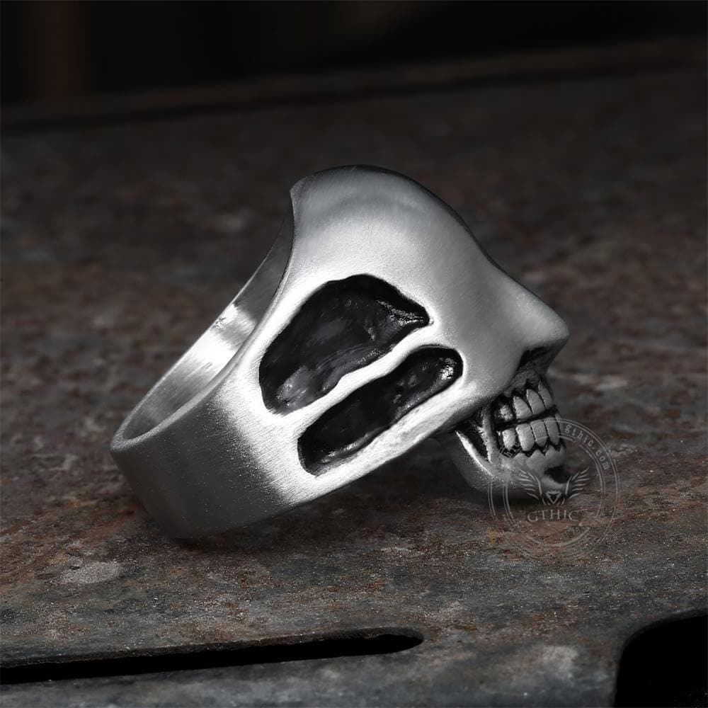 Faceless Man Stainless Steel Skull Ring