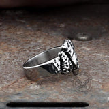 Stone Spear Arrow Stainless Steel Ring