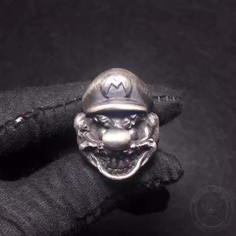 Loodgieters Sterling zilveren Skull Ring