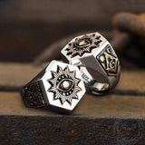 The All-seeing Eye Of God Sterling Silver Masonic Ring 03 | Gthic.com