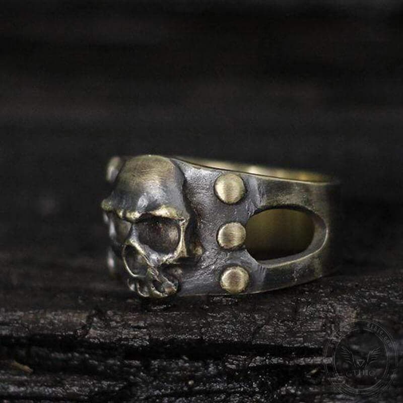 Vintage Punk Sterling Silver Skull Ring – GTHIC